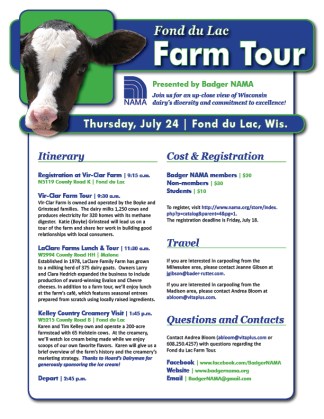 NAMA Fond du Lac Farm Tour
